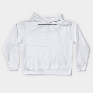 Minimalist (white) Kids Hoodie